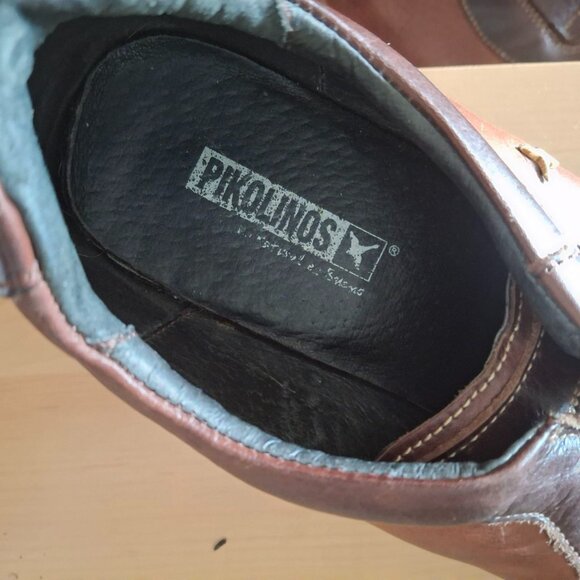 Pikolinos Womens Brown Leather Slip On Loafers Driving Shoes US 8.5 EU 39 - Picture 3 of 7